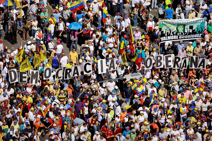 Rally against Venezuelan President Nicolas Maduro's government in Caracas