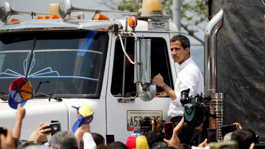 Venezuela’s Guaido Says ‘All Options Open’ After Maduro Blocks Aid