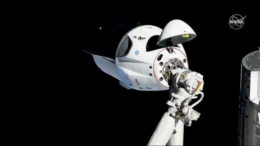 SpaceX’s New Crew Capsule Aces Space Station Docking