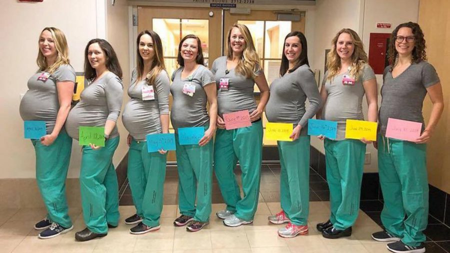 Nine Nurses in the Same Labor Unit Are All Due at the Same Time