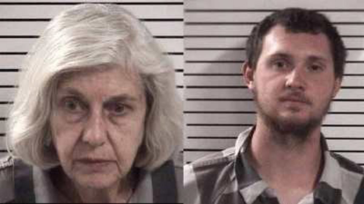 Frances Kay Campbell Miller and Dustin Webb Miller. (Iredell County Sheriff's Office via CNN)