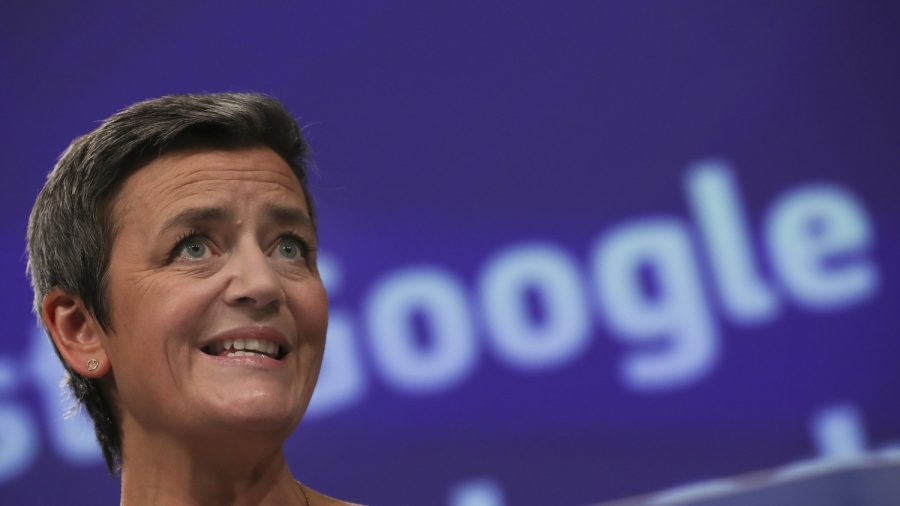 EU Fines Google $1.7 Billion for Abusing Online Ads Market