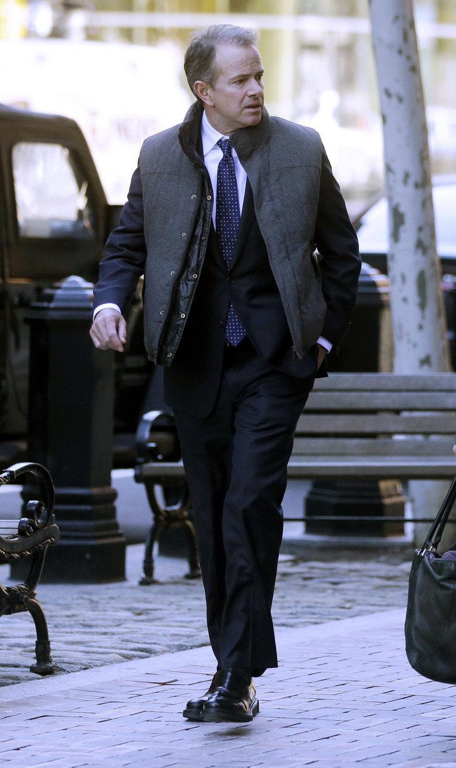 Gordon Ernst, former Georgetown tennis coach, arrives at federal court in Boston on March 25, 2019, to face charges in a nationwide college admissions bribery scandal. (Steven Senne/AP Photo)