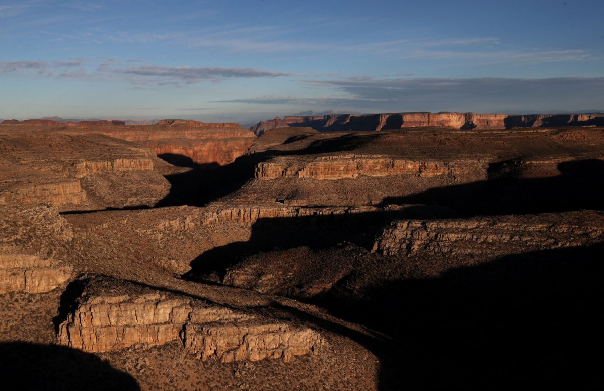 Aerial view of the West Rim of the Grand Canyon in the Hualapai Indian Reservation near Peach Springs, Ariz., on Jan. 10, 2019. (Justin Sullivan/Getty Images)