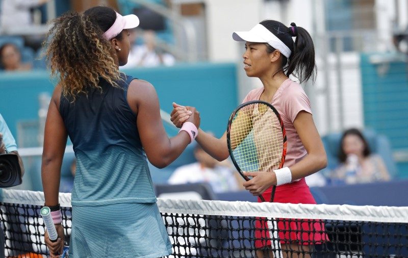 World Number One Osaka Stunned by Hsieh in Miami