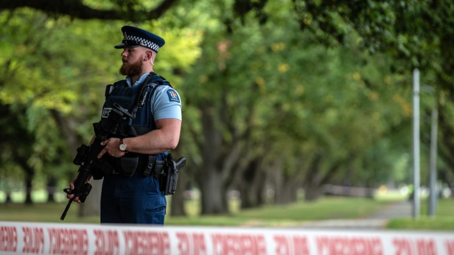 VIDEO: Officers Ram and Detain New Zealand Mosque Shooter