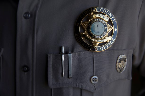 <br/>Cibola County Sheriff Tony Mace poses for a portrait in Grants, New Mexico, U.S., Feb. 28, 2019. (ReutersAdria Malcolm)