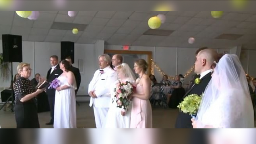 3 Brothers Marry Their Brides in Triple Wedding Ceremony