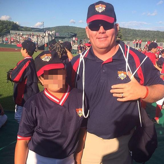 Corey Crum, left, with his son in a file photo. (Shana Crum/Facebook)