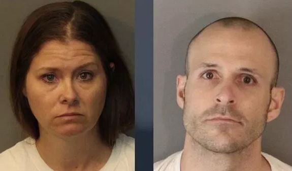 Jillian Godfrey, 36, and Bryce McIntosh, 32, were arrested on March 13, 2019. (Corona Police Department)