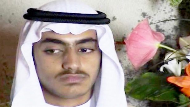 Osama bin Laden's son Hamza bin Laden in a file image from a video. (Screenshot/Video via CNN)