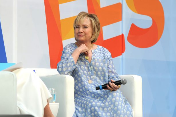 Former secretary of state Hillary Clinton speaks onstage during OZY Fest 2018 at Rumsey Playfield, Central Park in New York City on July 21, 2018. (Brad Barket/Getty Images for Ozy Media)