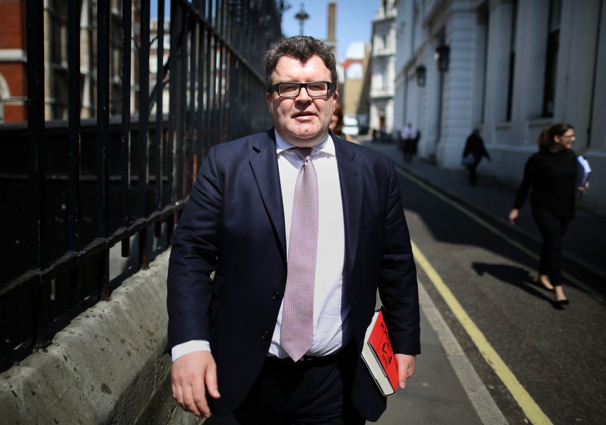 Lawmaker Tom Watson in London in 2012, the year he said there was a 'powerful pedophile network linked to Parliament.' (Peter Macdiarmid/Getty Images)