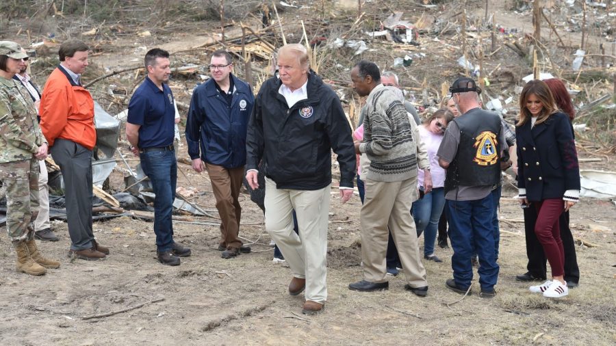 Reporters Mock Trump, Alabama Residents During Post-Tornado Visit