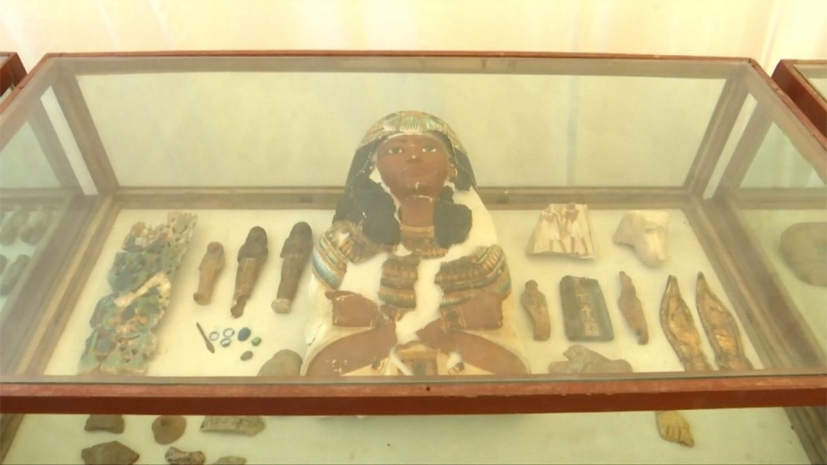 Artifacts from the tomb