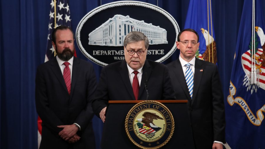 Barr Says the ‘Bottom Line’ From Mueller Report Is ‘No Collusion’