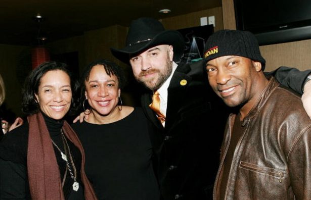 (L-R) Producer Stephanie Allain, actress S. Epatha Merkerson, director Craig Brewer and producer John Singleton attend the after party for the premiere of Black Snake Moan at Honey in New York City, on Feb. 19, 2007 . (Evan Agostini/Getty Images)