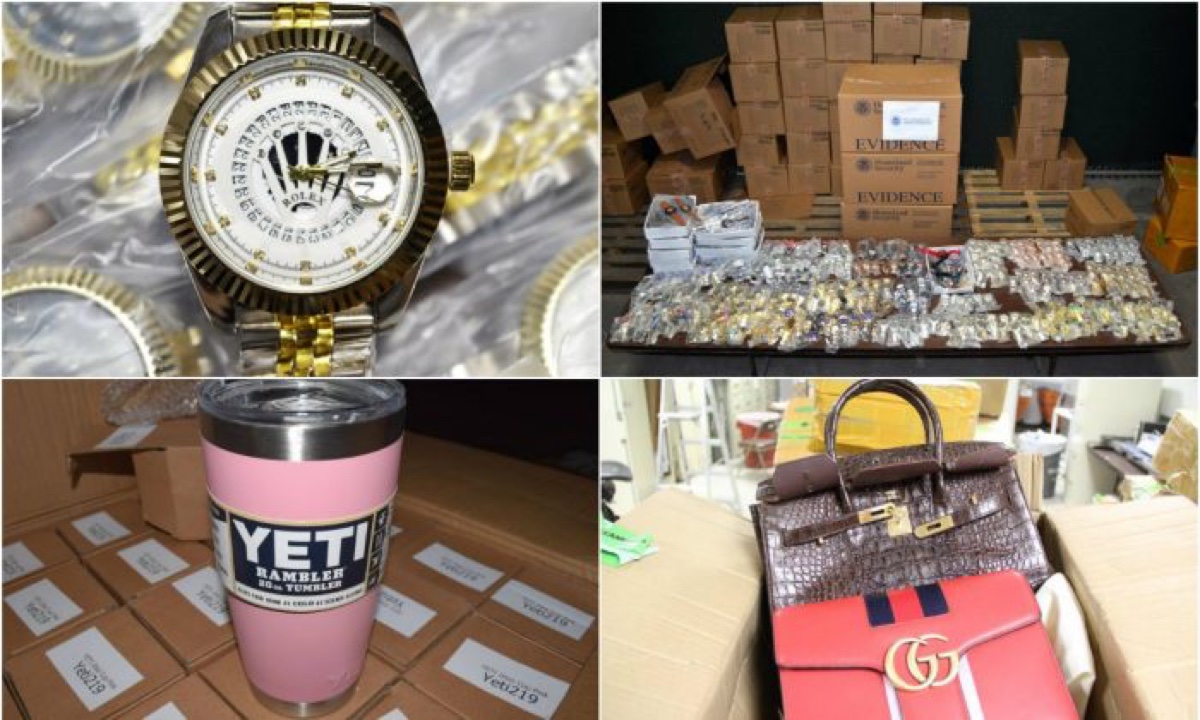 Fake Chinese Goods Seized at US Airport