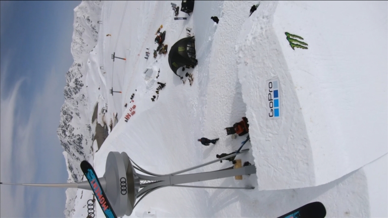Wise Move as Skier Sets Spectacular Quarterpipe Height World Record