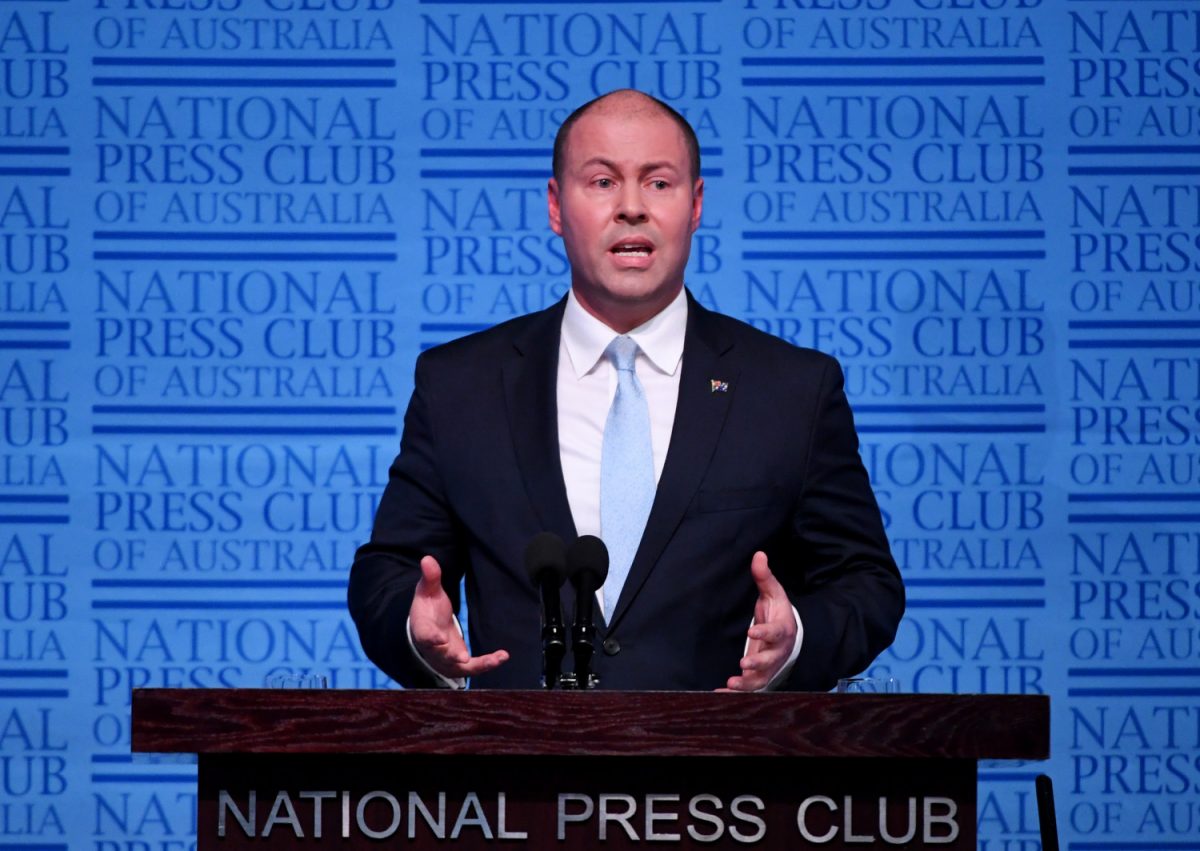 Federal treasurer Josh Frydenberg