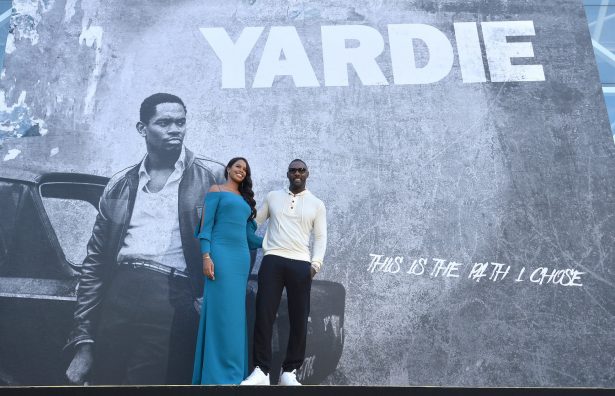 Sabrina Dhowre and director Idris Elba attend the UK premiere of "Yardie" in London, England, Aug. 21, 2018. (Jeff Spicer/Getty Images)