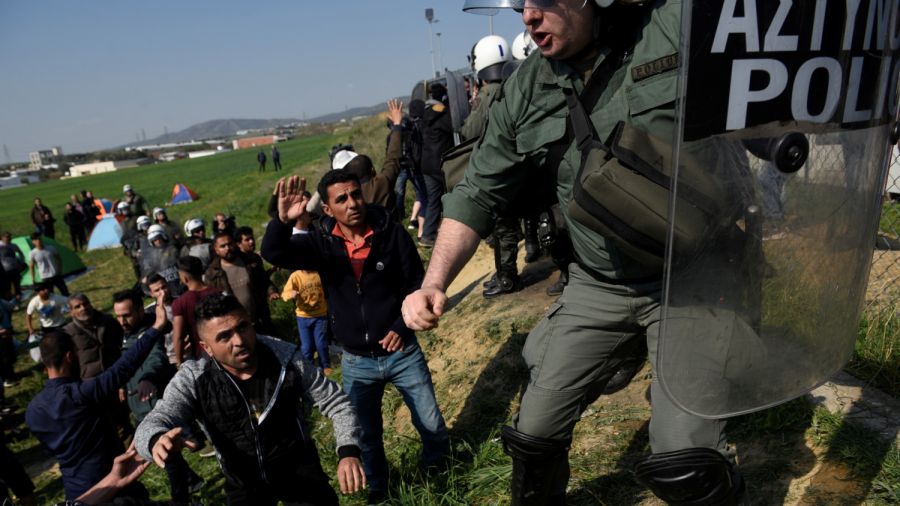 Illegal Immigrants Gather Near Greece’s Border, Seeking to Cross