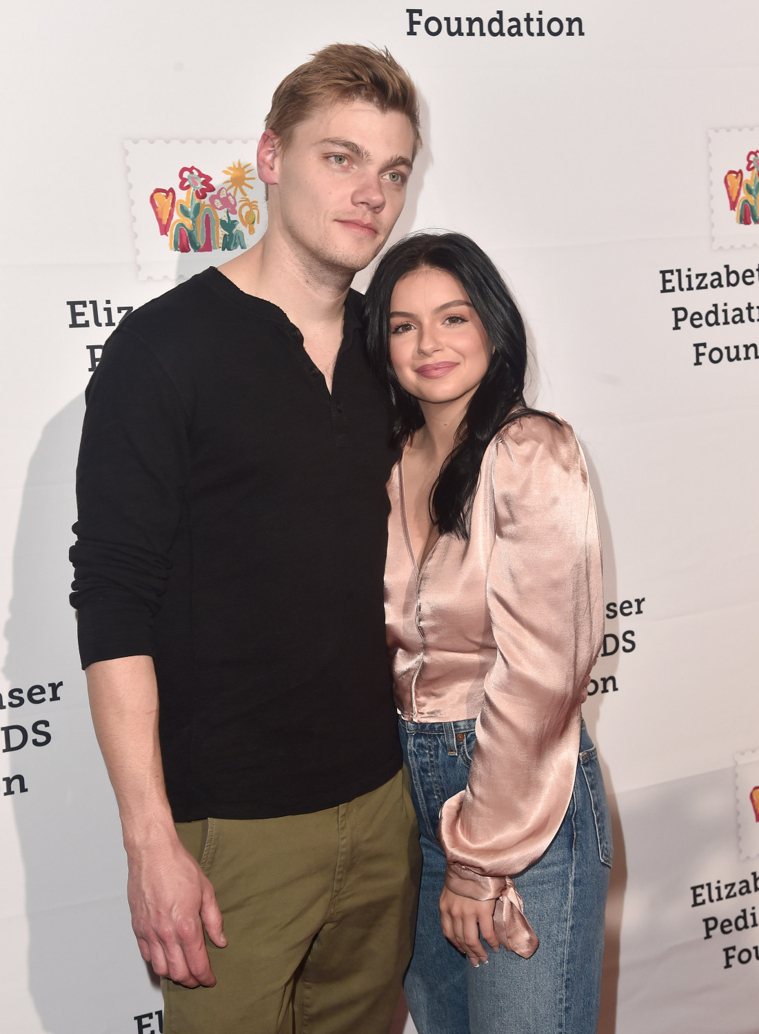 Levi Meaden and Ariel Winter attend the Elizabeth Glaser Pediatric Aids Foundation's 30th Anniversary, A Time For Heroes Family Festival at Smashbox Studios in Culver City, Calif., on Oct. 28, 2018. (Alberto E. Rodriguez/Getty Images)