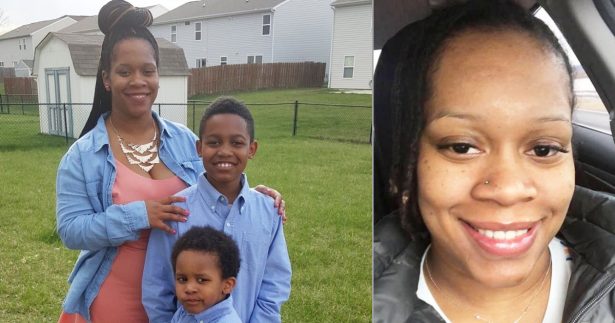 An undated photo of missing Najah Ferrell, 30, with her two children in Avon, Ind. (Courtesy of Avon Indiana Police Department)