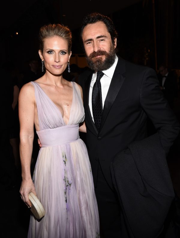 Stefanie Sherk and husband Demián Bichir attend a film gala in Los Angeles on Nov. 1, 2014. (Michael Buckner/Getty Images for LACMA)
