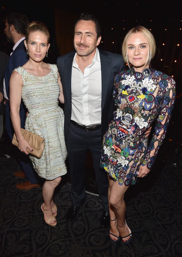 Actors Stefanie Sherk, Demián Bichir, and Diane Kruger attend the after party for the season premiere of FX’s “The Bridge” at the Pacific Design Center in Hollywood, Cali., on July 7, 2014. (Alberto E. Rodriguez/Getty Images)