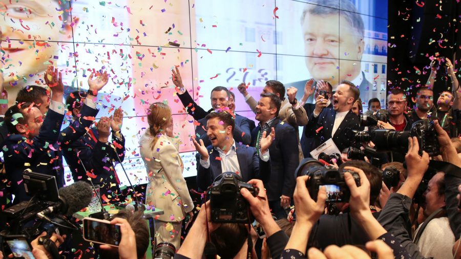 Comedian Zelenskiy Wins Ukrainian Presidential Race by Landslide