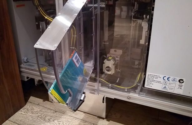 A paperback printed by the Espresso Book Machine on March 6, 2019. (Keng Onn Wong, The Epoch Times)