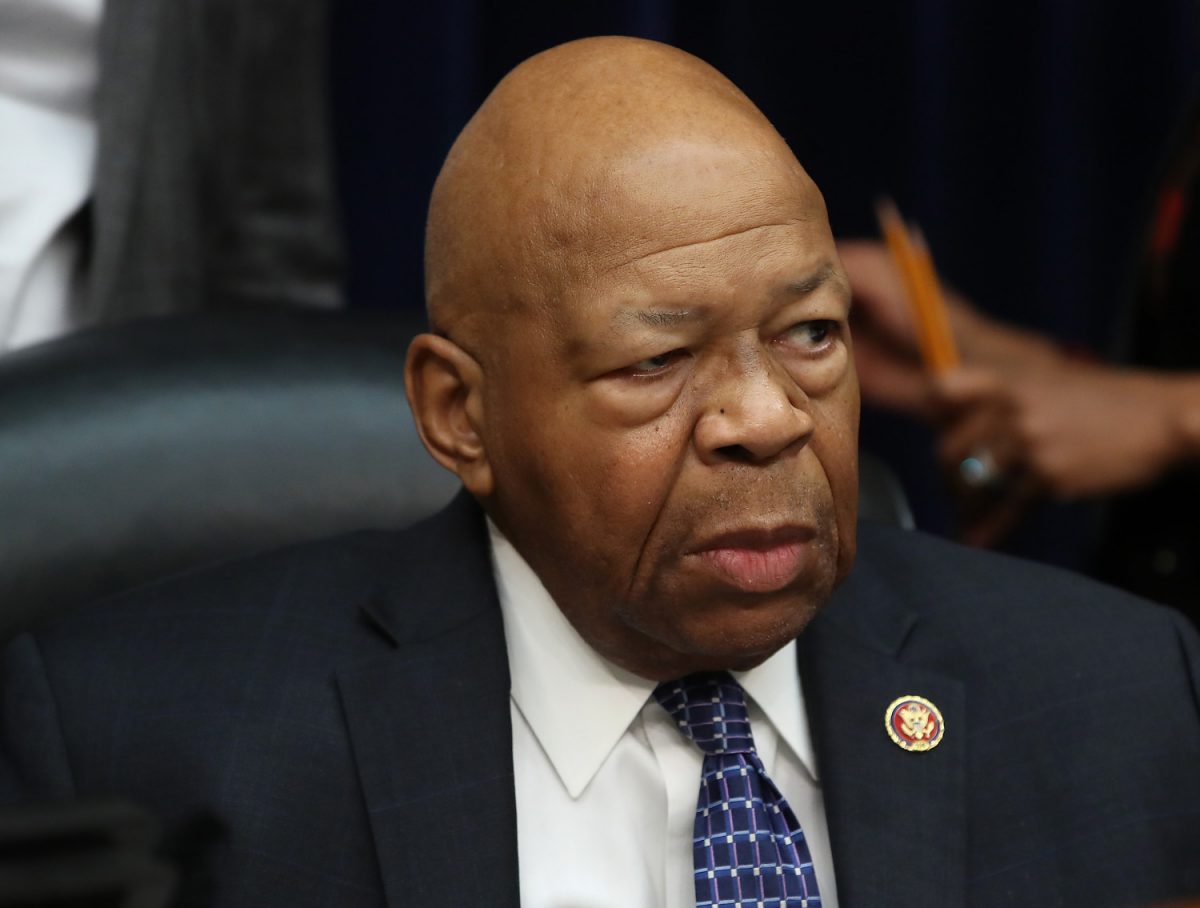 Rep. Elijah Cummings (D-Md.), chairman of the House Committee on Oversight and Reform, during a hearing in Washington on March 14, 2019. (Mark Wilson/Getty Images)