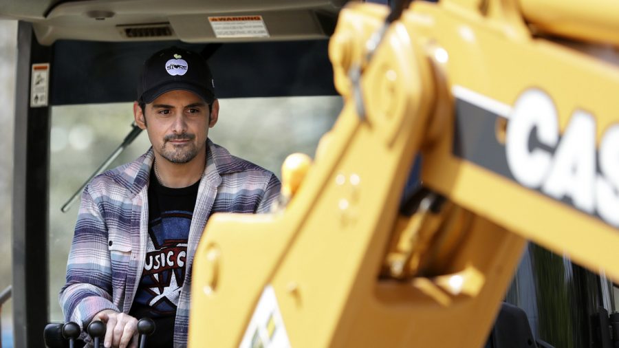 Brad Paisley Breaks Ground on Free Grocery Shop in Nashville