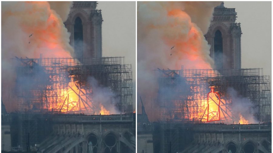 Photo of Notre Dame Went Viral After Mother Says She Saw a Silhouette of Jesus