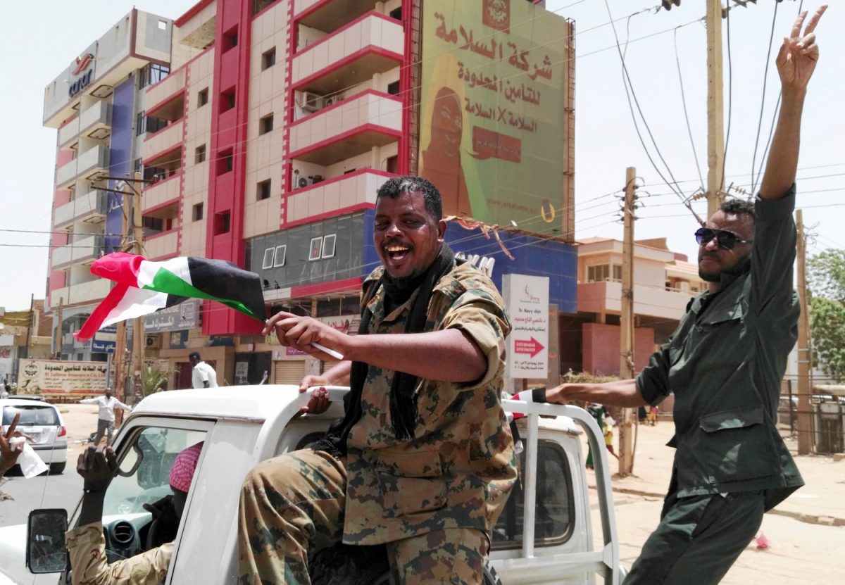 Members of the Sudanese security forces