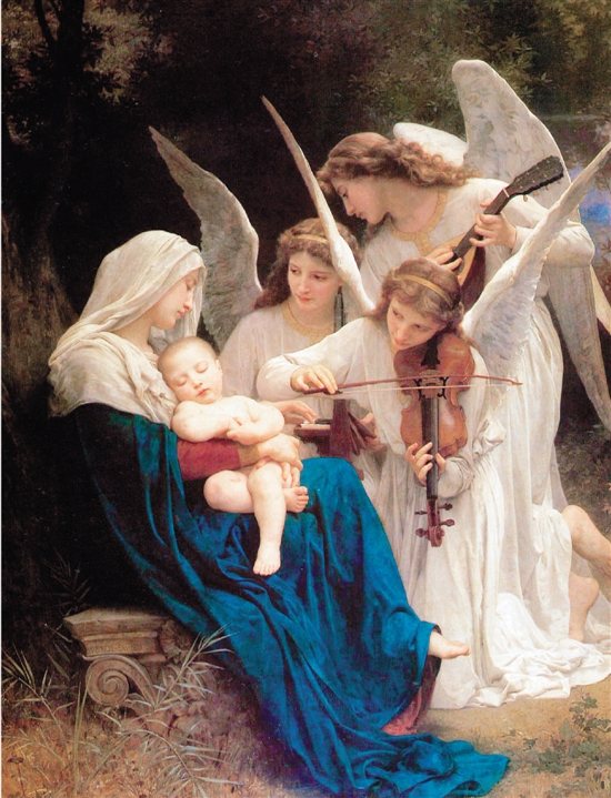 Song of the Angel (1881) by William-Adolphe Bouguereau. (Public Domain)