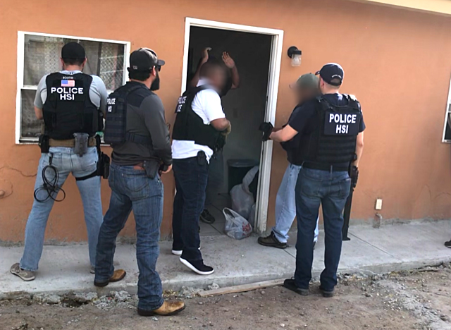 A stash house in El Paso, Texas. (ICE)
