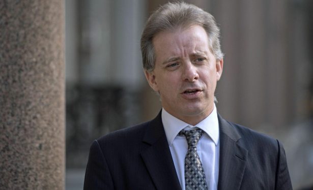 Christopher Steele, former British intelligence officer in London where he has spoken to the media for the first time on March 7, 2017. (Victoria Jones/PA via AP)