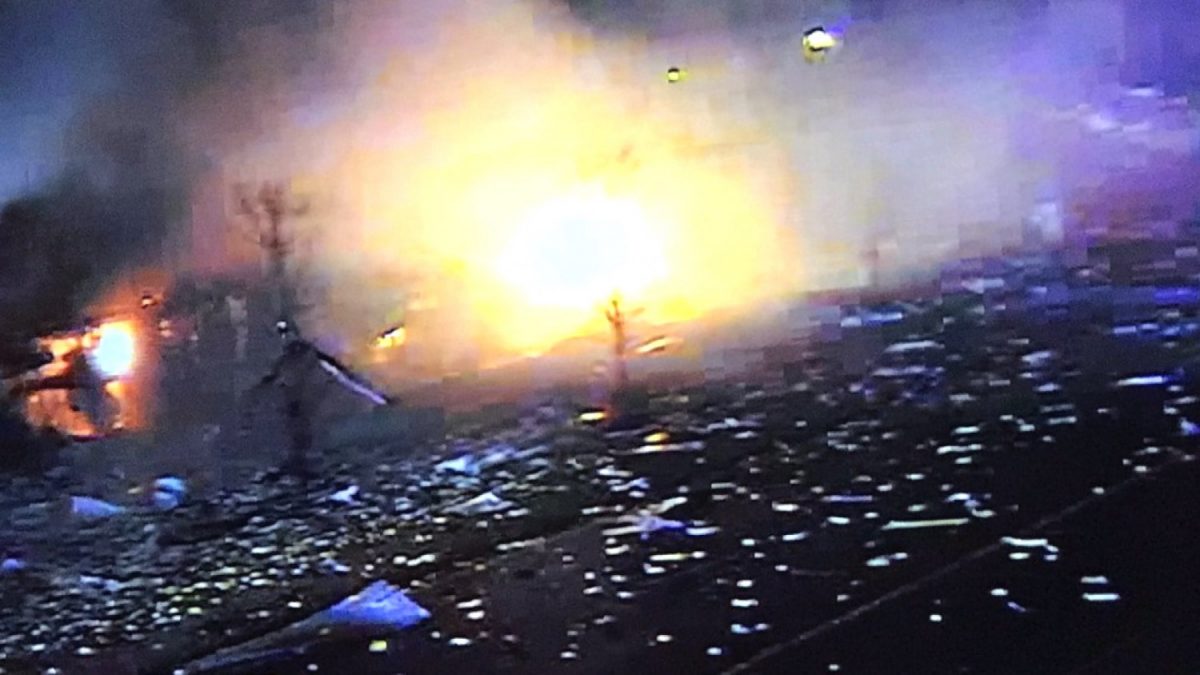 Four people have been transported from an explosion at AB Silicones in Waukegan, Illinois, on May 4, 2019. (Lake County Sheriff's Office)