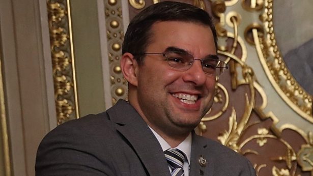 Rep. Justin Amash at the U.S. Capitol in Washington, DC. on Feb. 8, 2018. (Win McNamee/Getty Images)