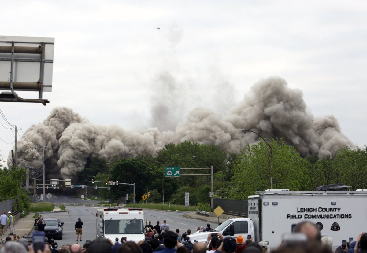 Martin Tower after explosion