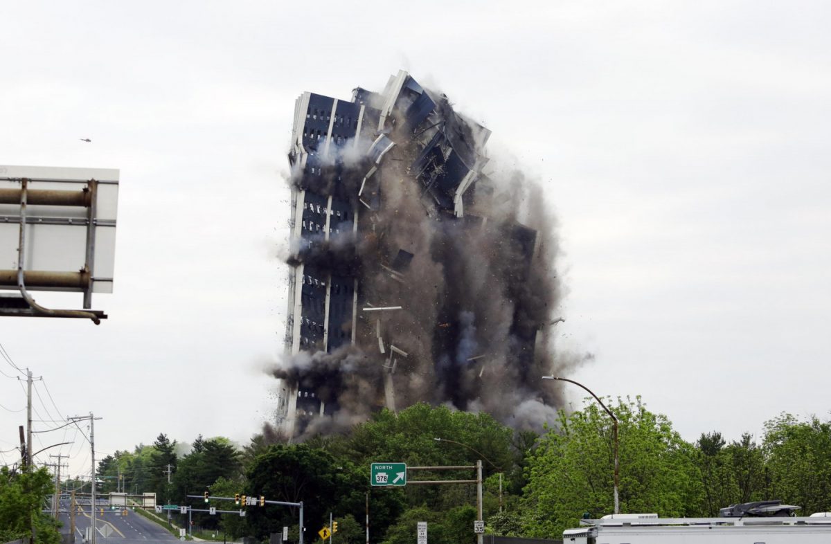 Martin Tower demolition 2