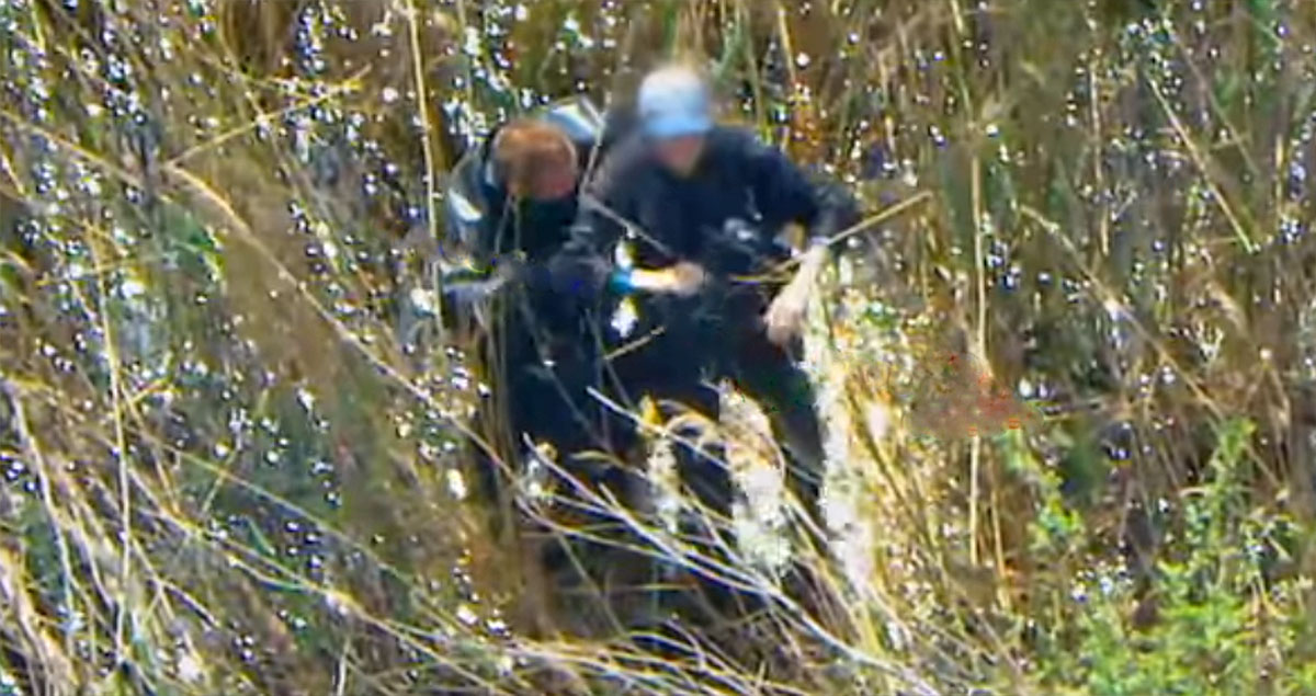 Nature Walker Who Became Stuck in Mud Is Rescued by NYPD Special Ops Helicopter