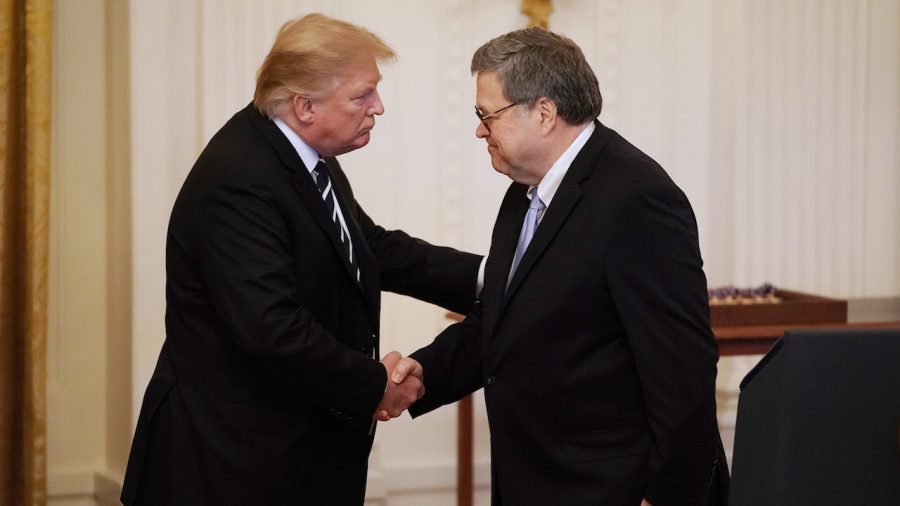Trump Says Report That He Asked Barr to Hold Press Conference on Ukraine is ‘Made Up’