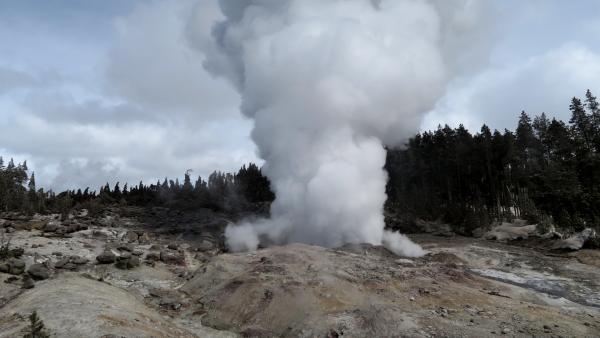 The Steamboat Geyser in Yellowstone National Park Is Approaching a Record Number of Eruptions