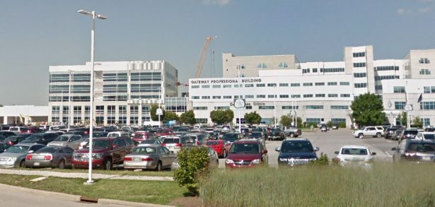 Deaconess Hospital, where Mason Bogard was treated before he died. (Google Maps)