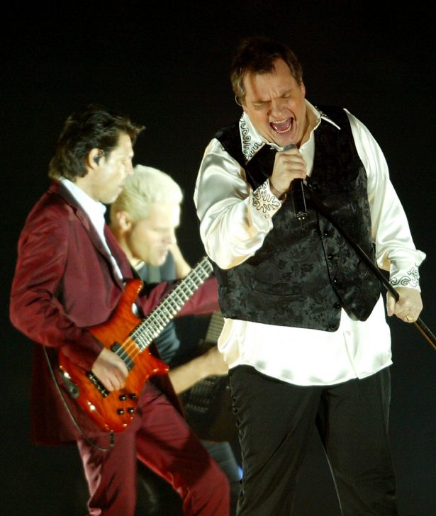 Singer Meat Loaf performs prior to the NRL Grand Final