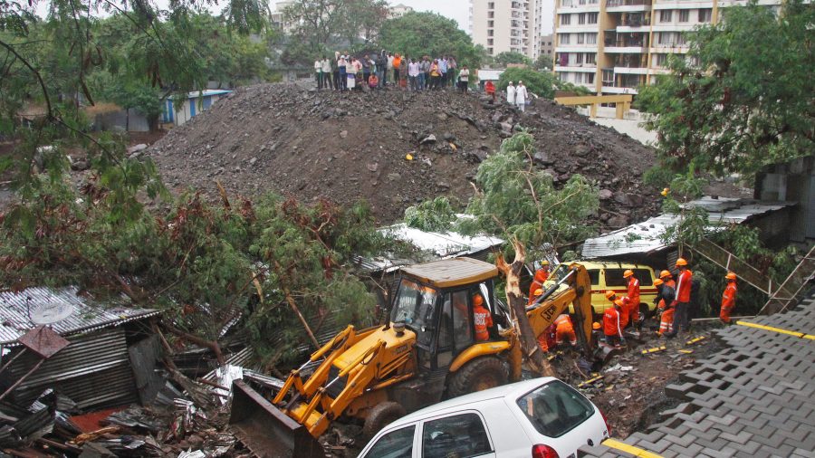 At Least 15 Dead as Construction Site Wall Collapses in Western India