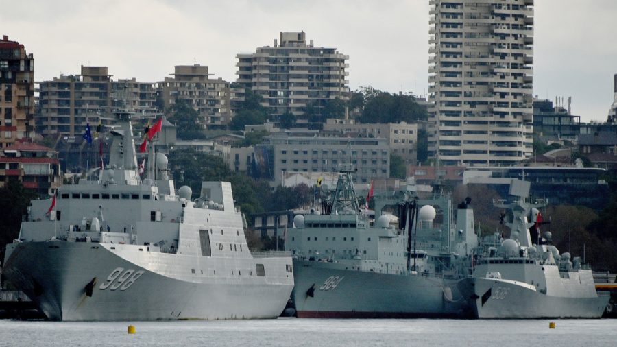 Three People’s Liberation Army Ships Dock in Sydney Harbour for 4 Day Stopover